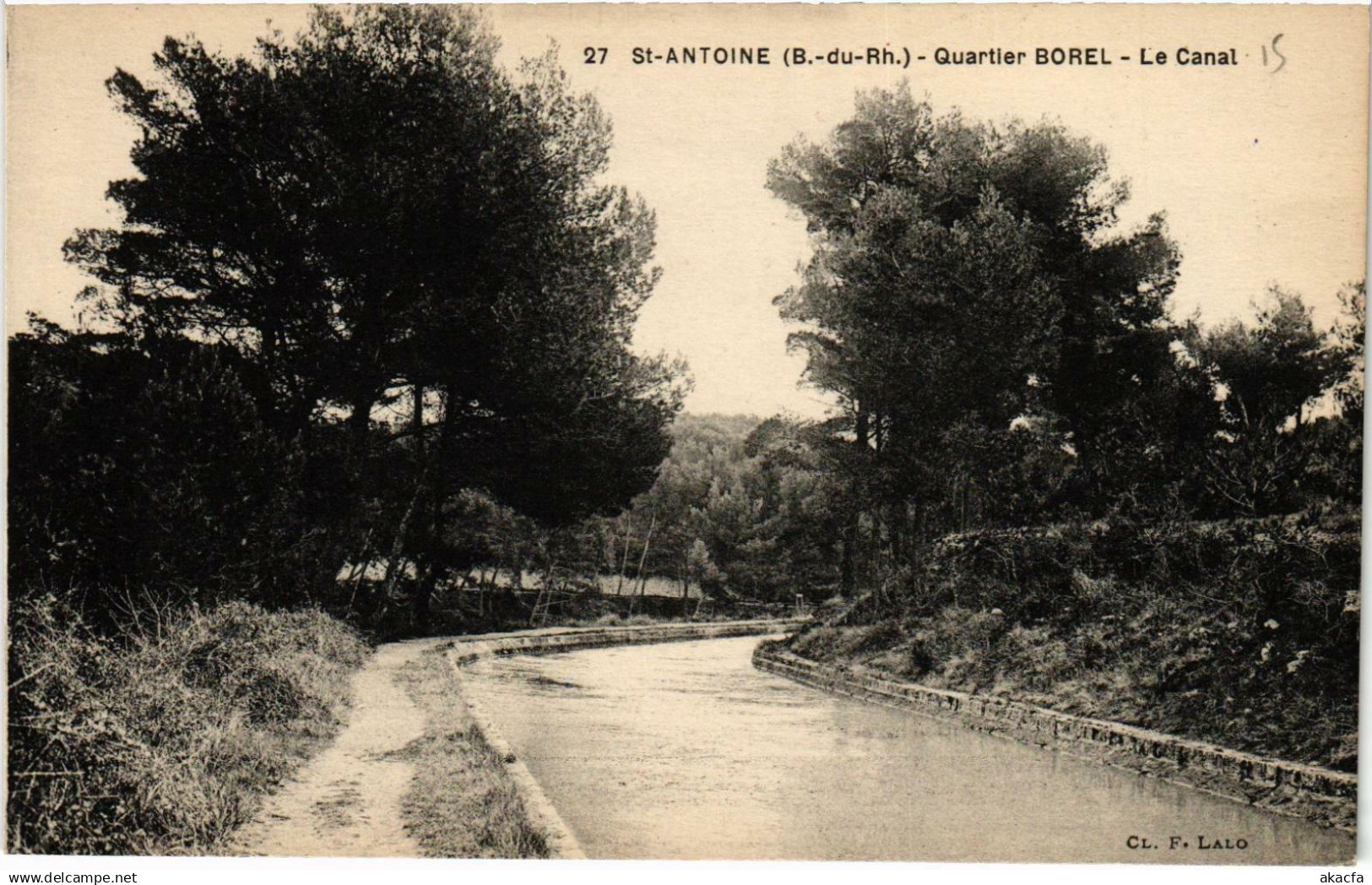 CPA MARSEILLE - St-Antoine Quartier Bourel Le Canal (986543)