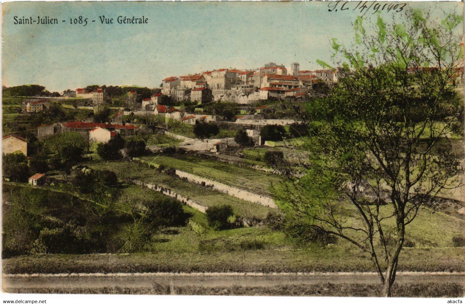 CPA MARSEILLE - St-Julien Vue générale (986533)