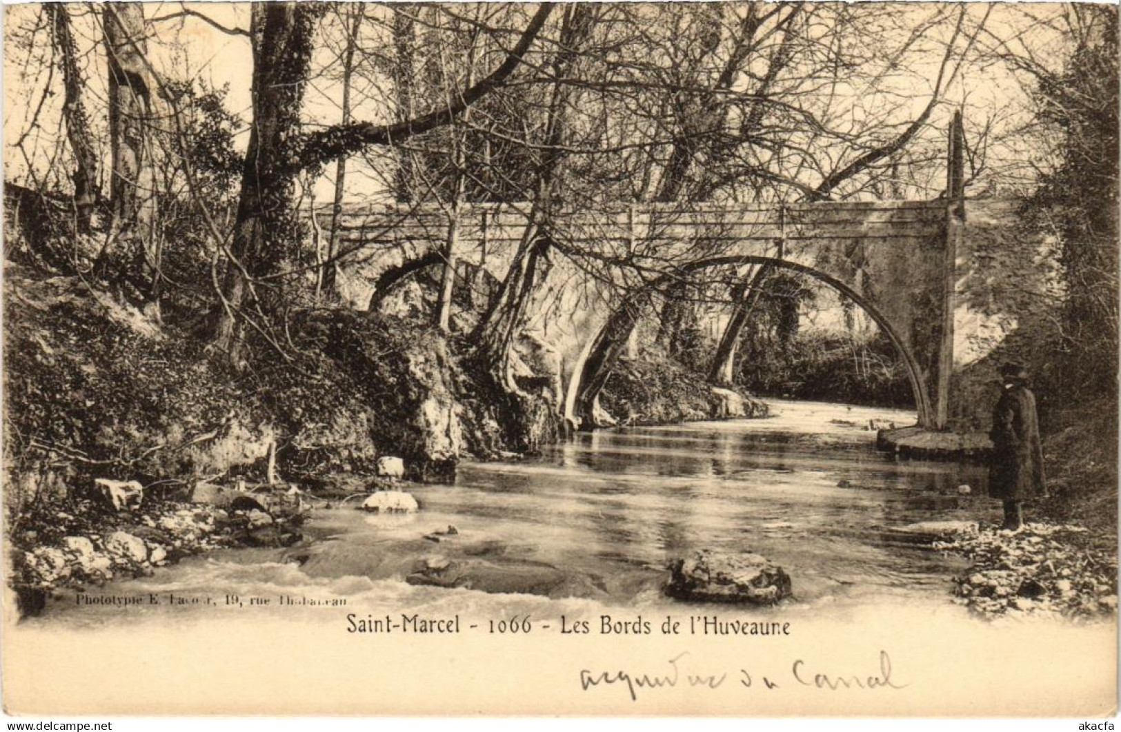 CPA MARSEILLE - St-Marcel Les Bords de l'Huveaune (986043)