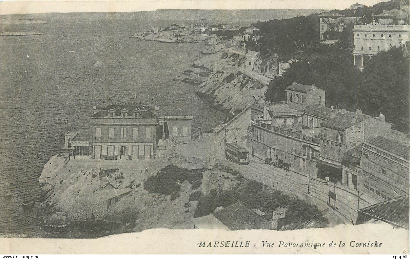 CPA Marseille Vue Panoramique de la Corniche