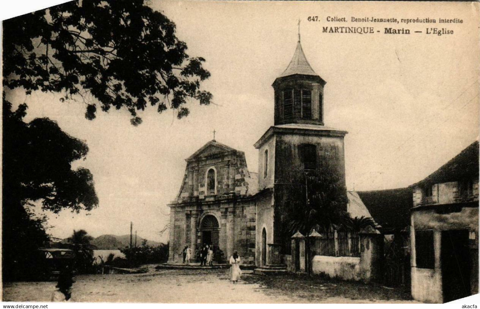 CPA Martinique. Marin. Église (625321)