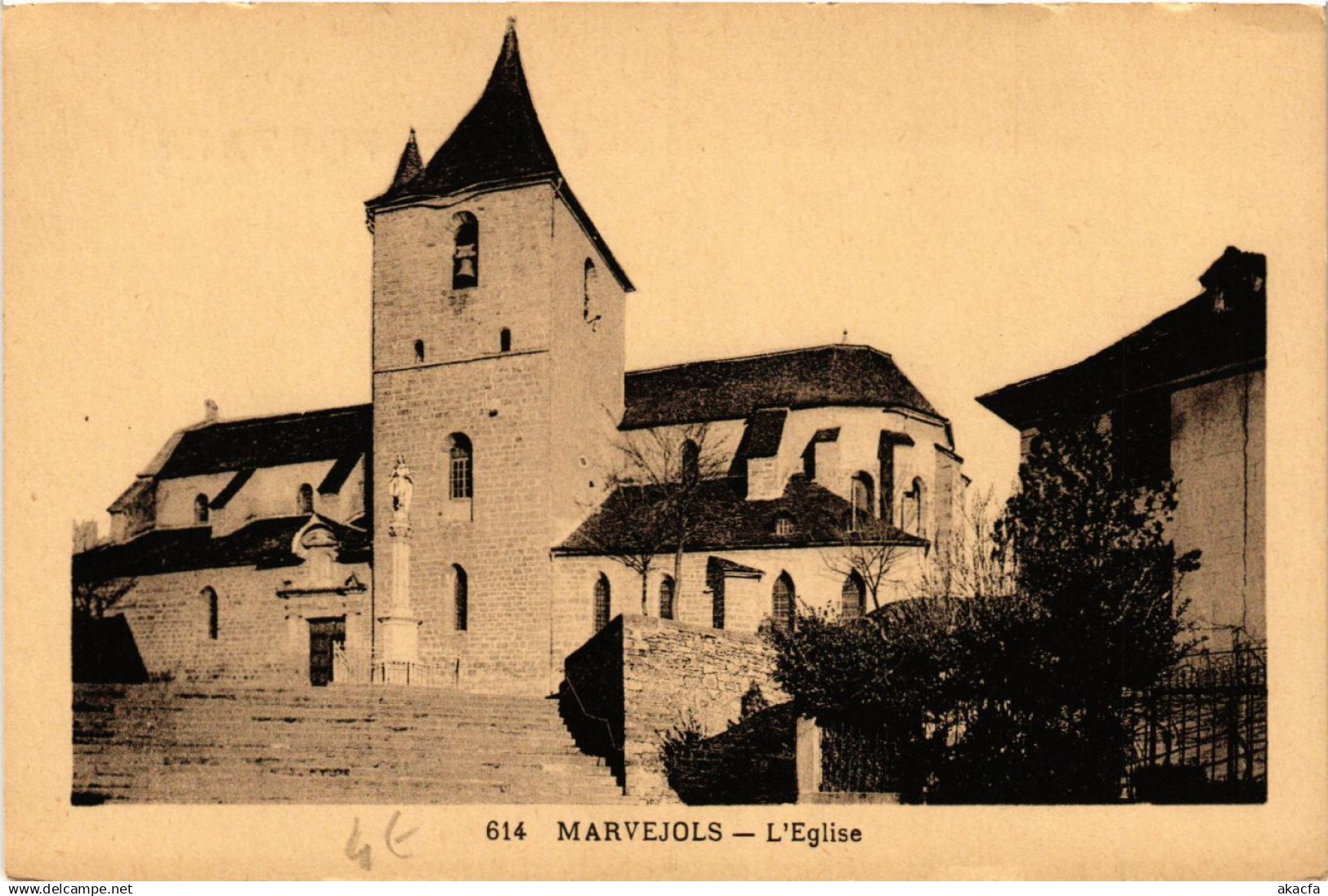 CPA MARVEJOLS - Église (638079)
