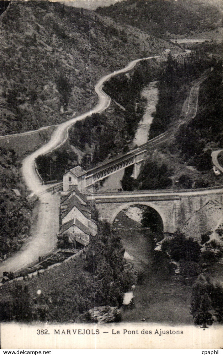 CPA Marvejols Le Pont des Ajustons