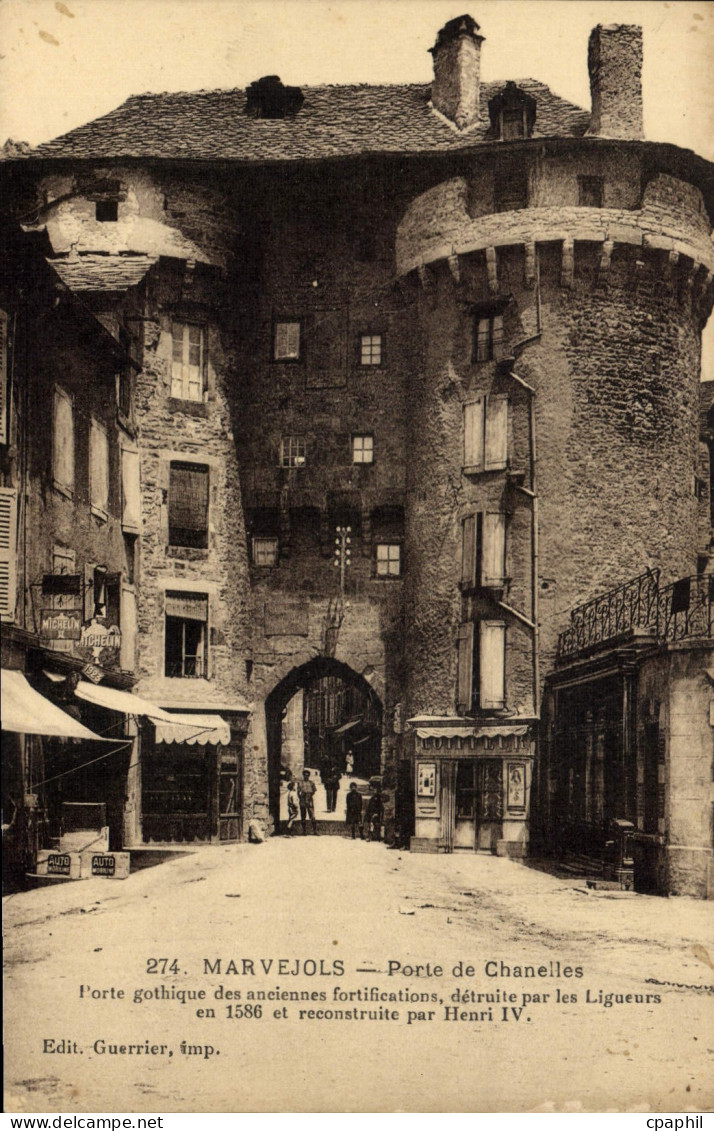 CPA Marvejols Porte De Chanelles