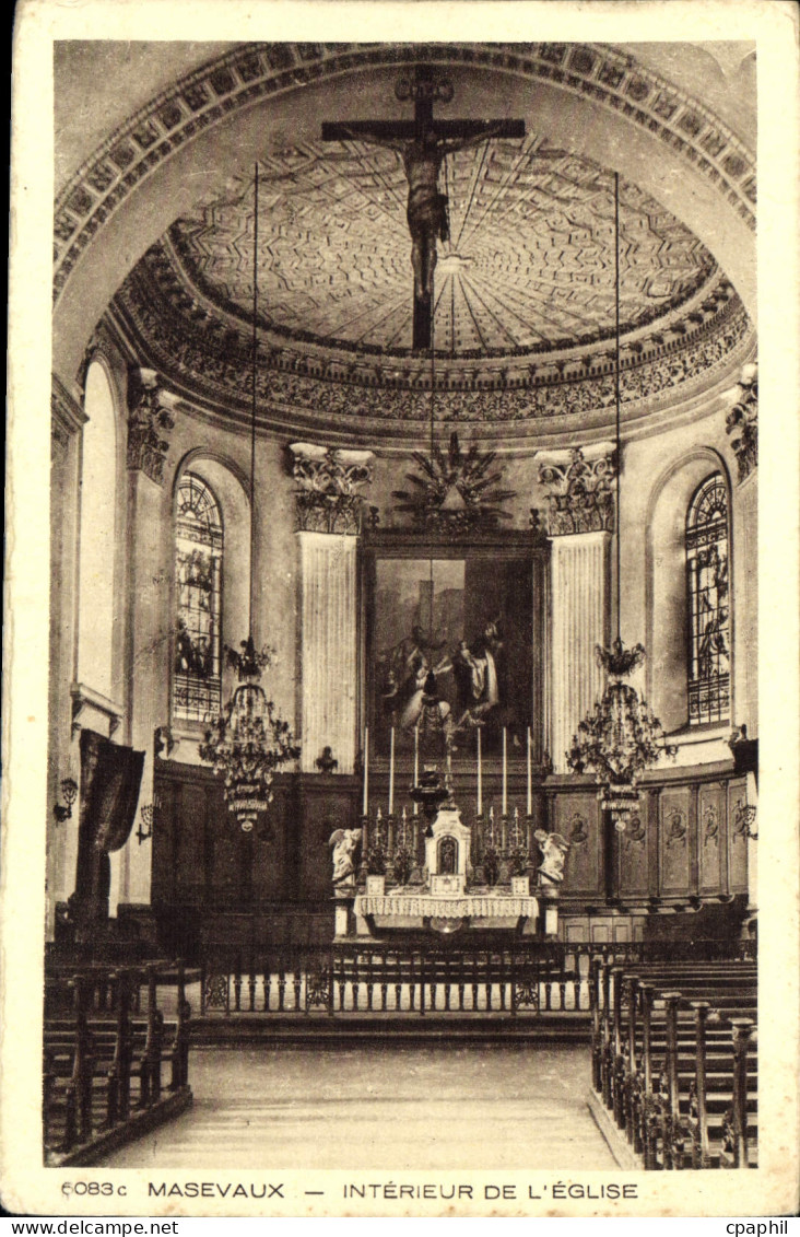 CPA Masevaux Interieur de l'Eglise