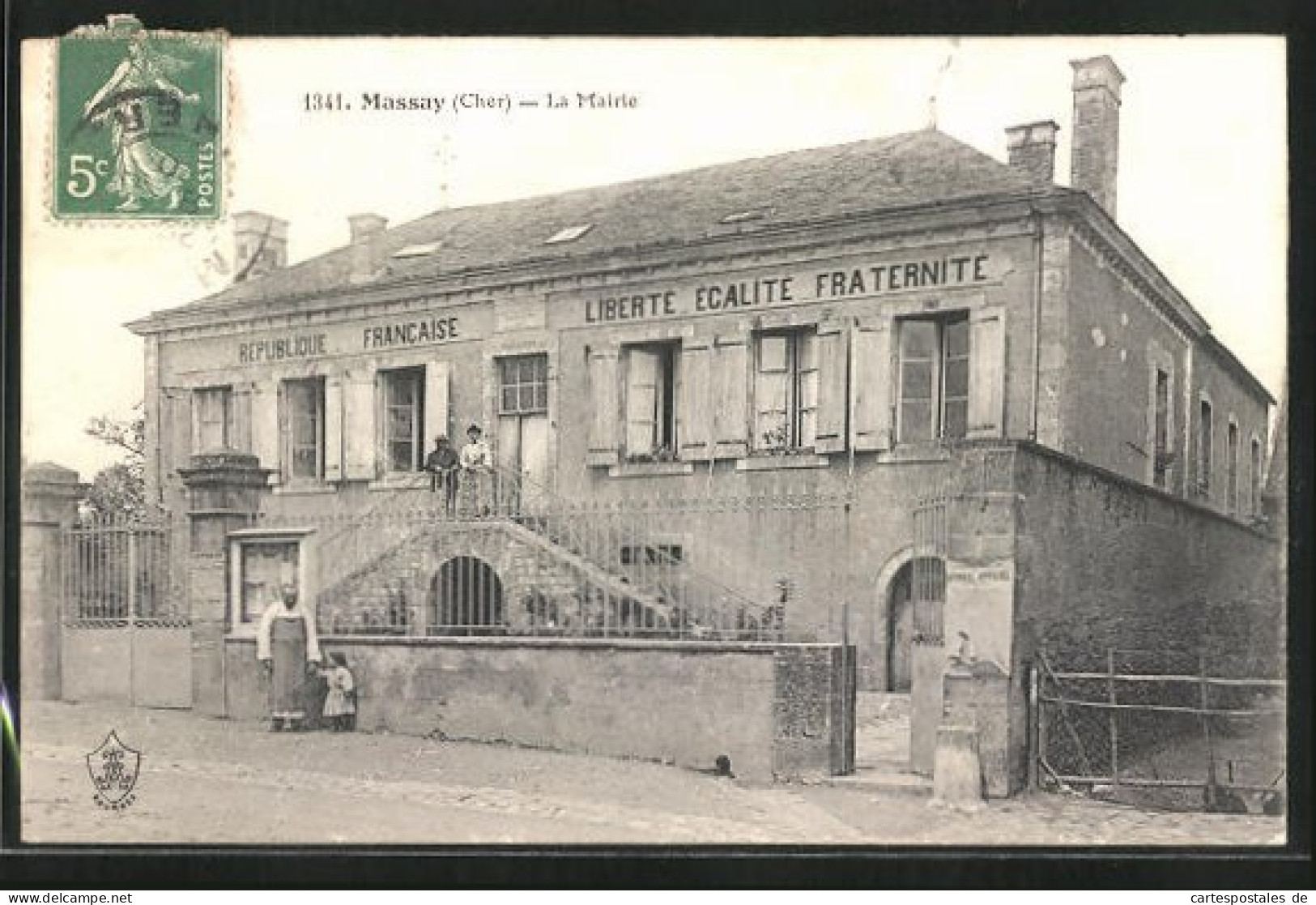 CPA Massay, La Mairie