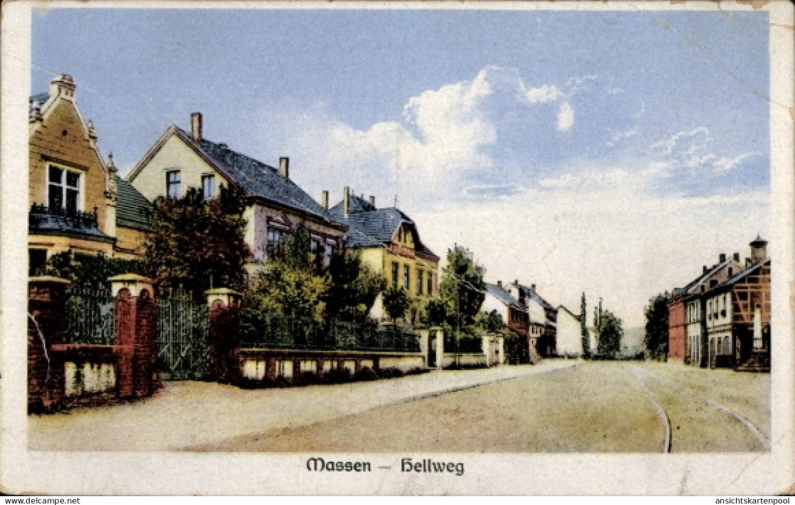 CPA Massen Unna im Ruhrgebiet, Hellweg