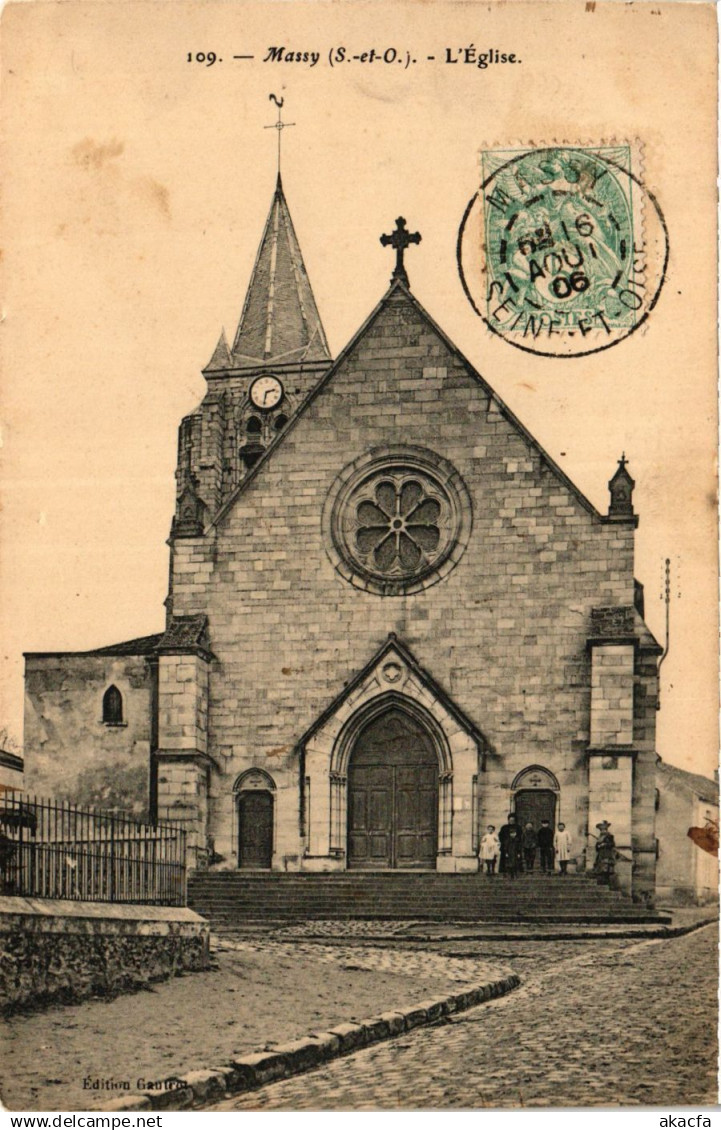 CPA MASSY - L'Église (385062)