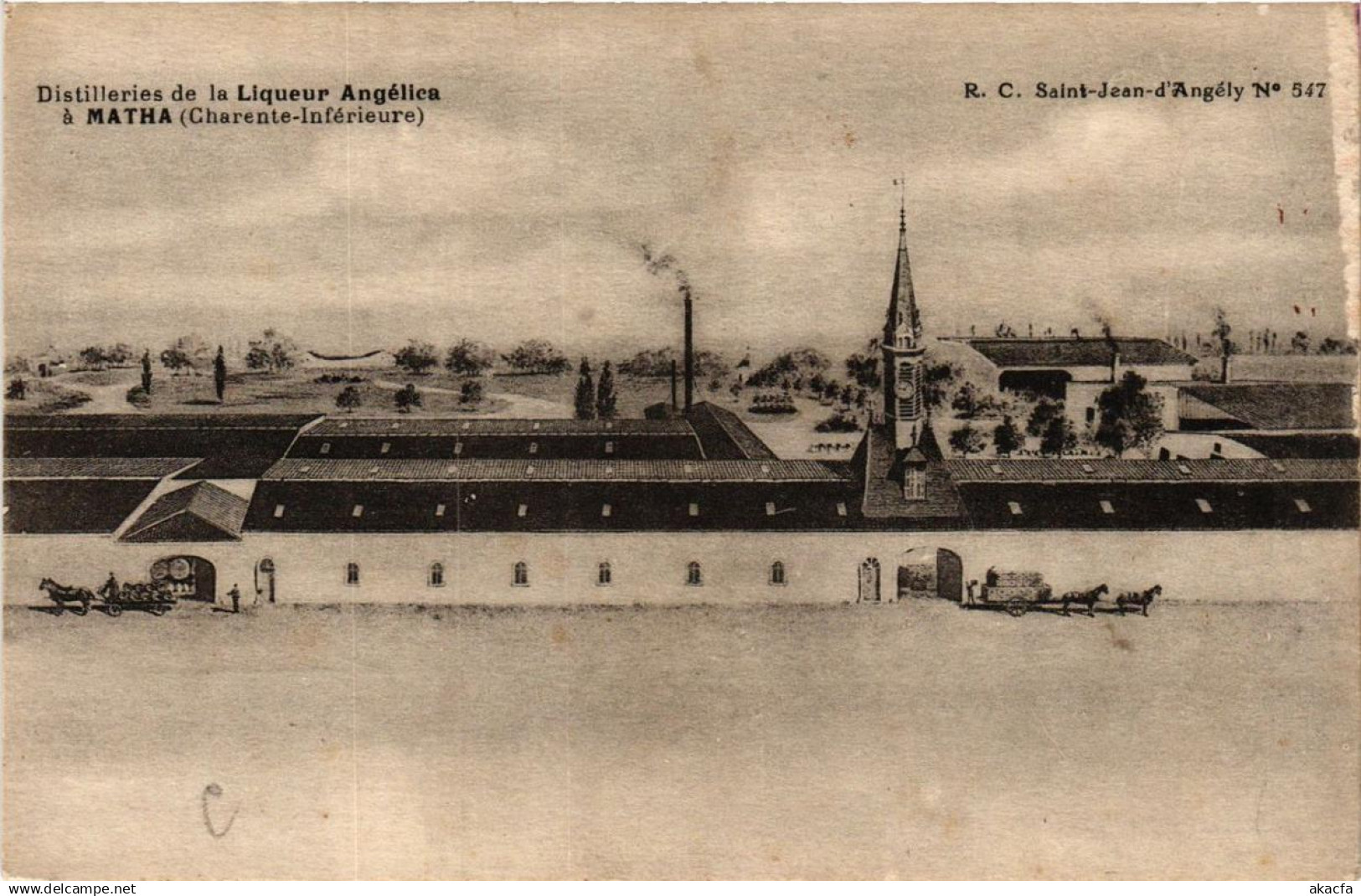 CPA MATHA Distilleries de la Liqueur Angelica (666821)