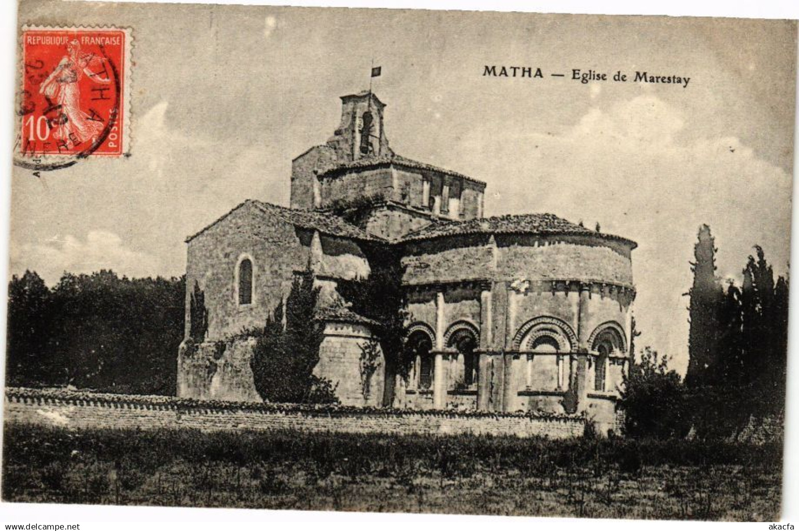 CPA MATHA - Église de Marestay (242144)
