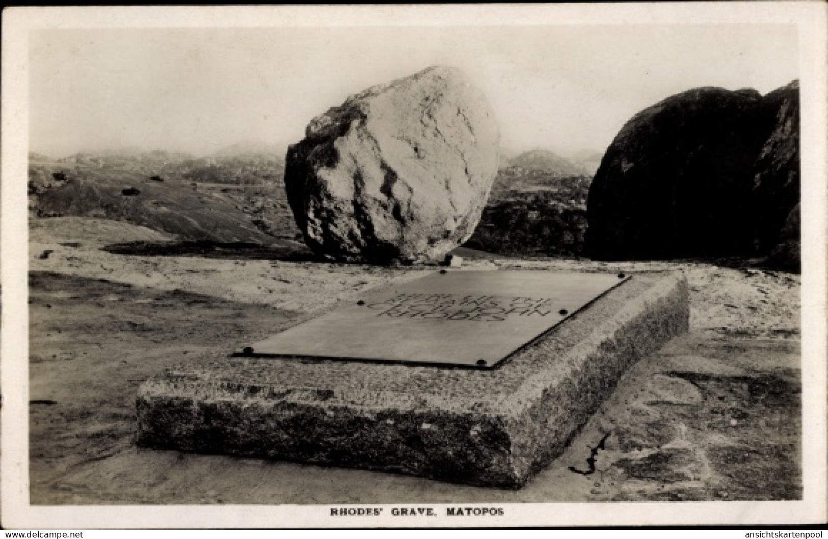 CPA Matopos Simbabwe, Rhodos-Grab