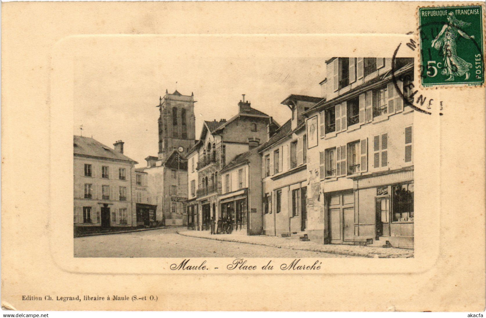 CPA Maule Place du Marche (1449577)