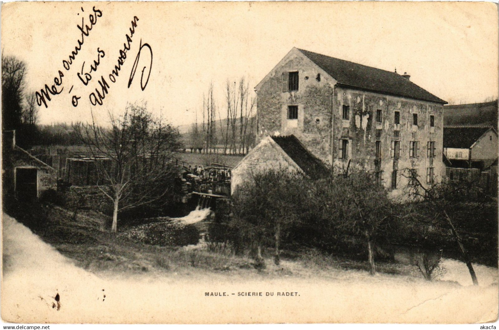 CPA Maule Scierie du Radet (1449605)