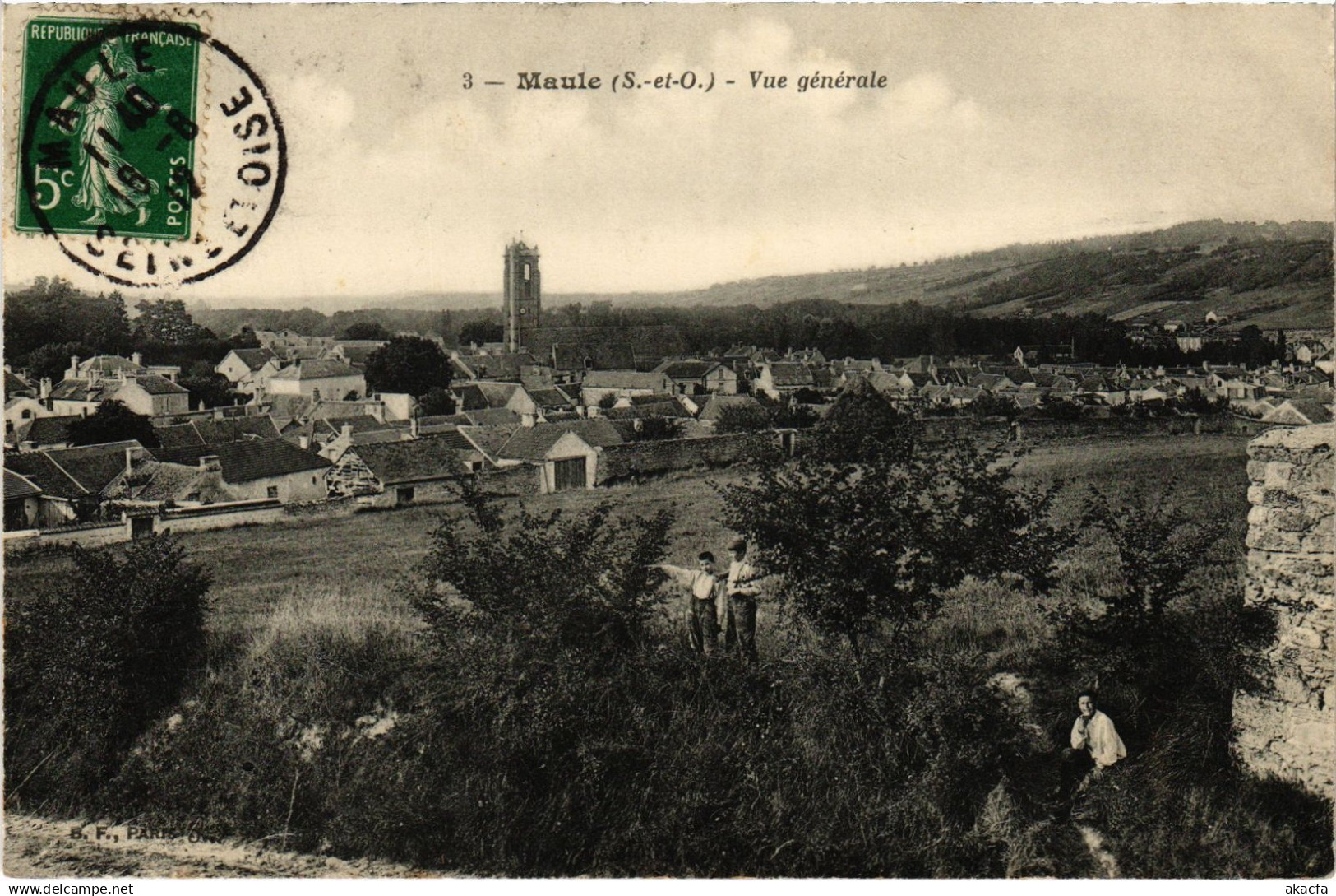 CPA Maule vue generale (1449581)