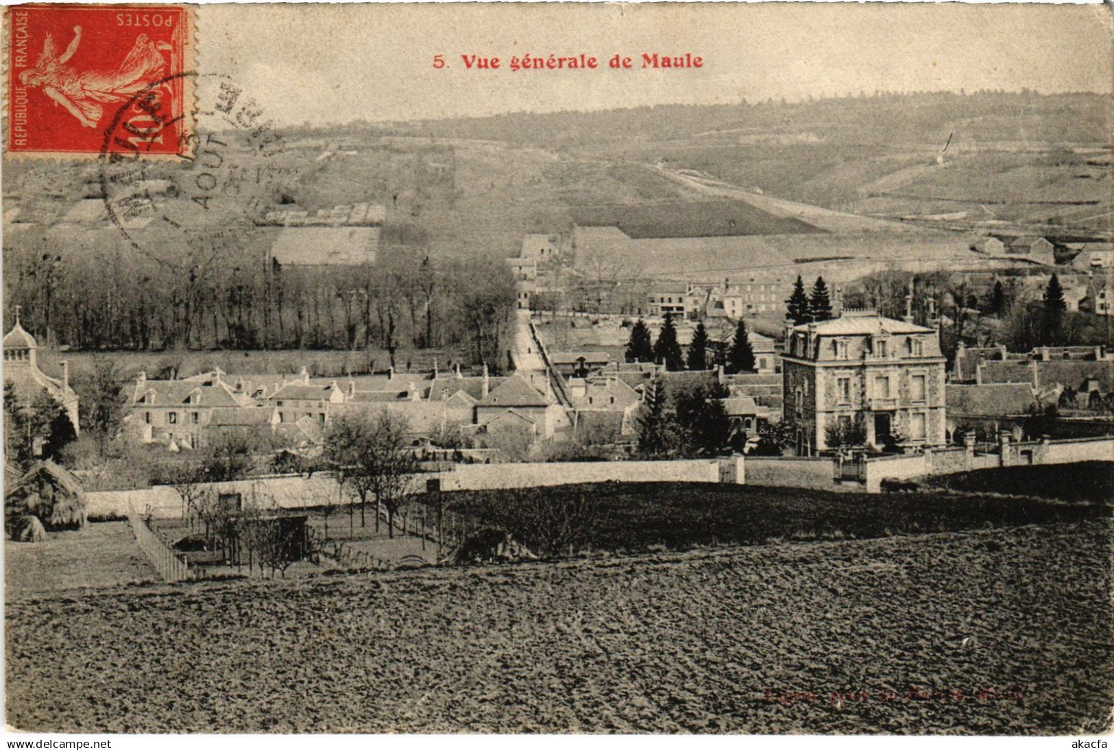 CPA Maule vue generale (1449594)