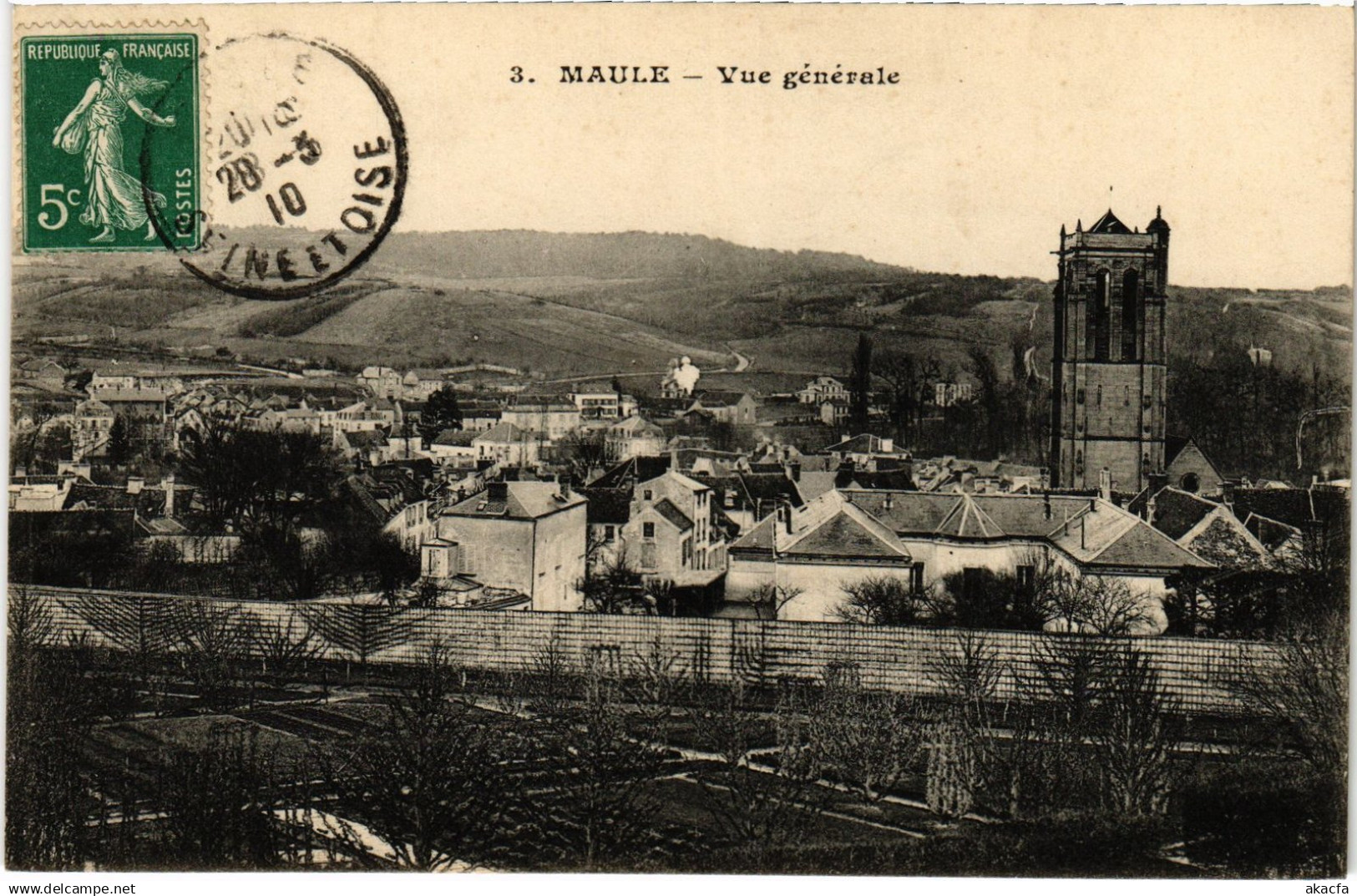 CPA Maule vue generale (1449601)