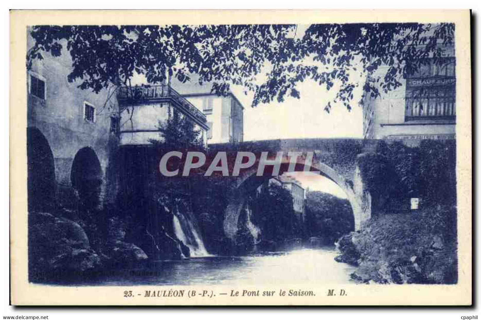 CPA Mauleon Le Pont Sur Le Saison