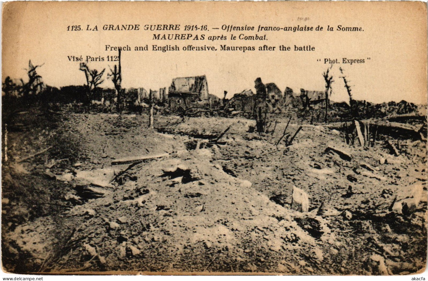 CPA Maurepas apres le combat (1499293)