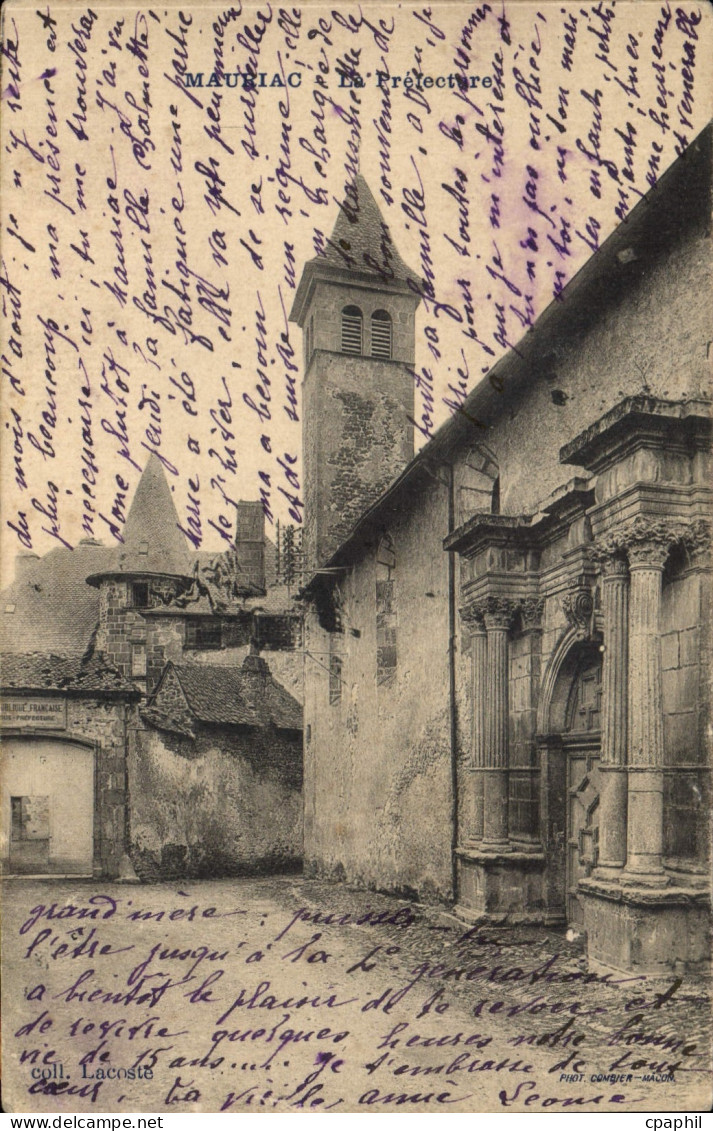 CPA Mauriac La Prefecture