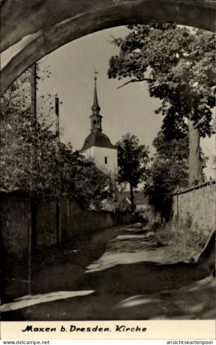 CPA Maxen Müglitztal in Sachsen, Maxen bei Dresden, Kirche