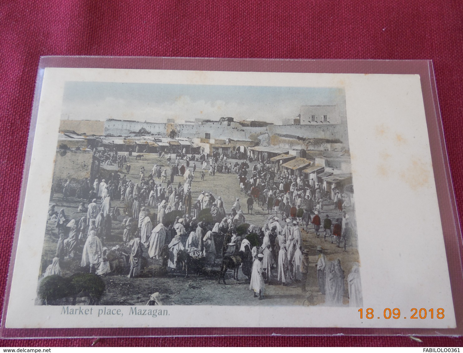 CPA - Mazagan, Place du Marché