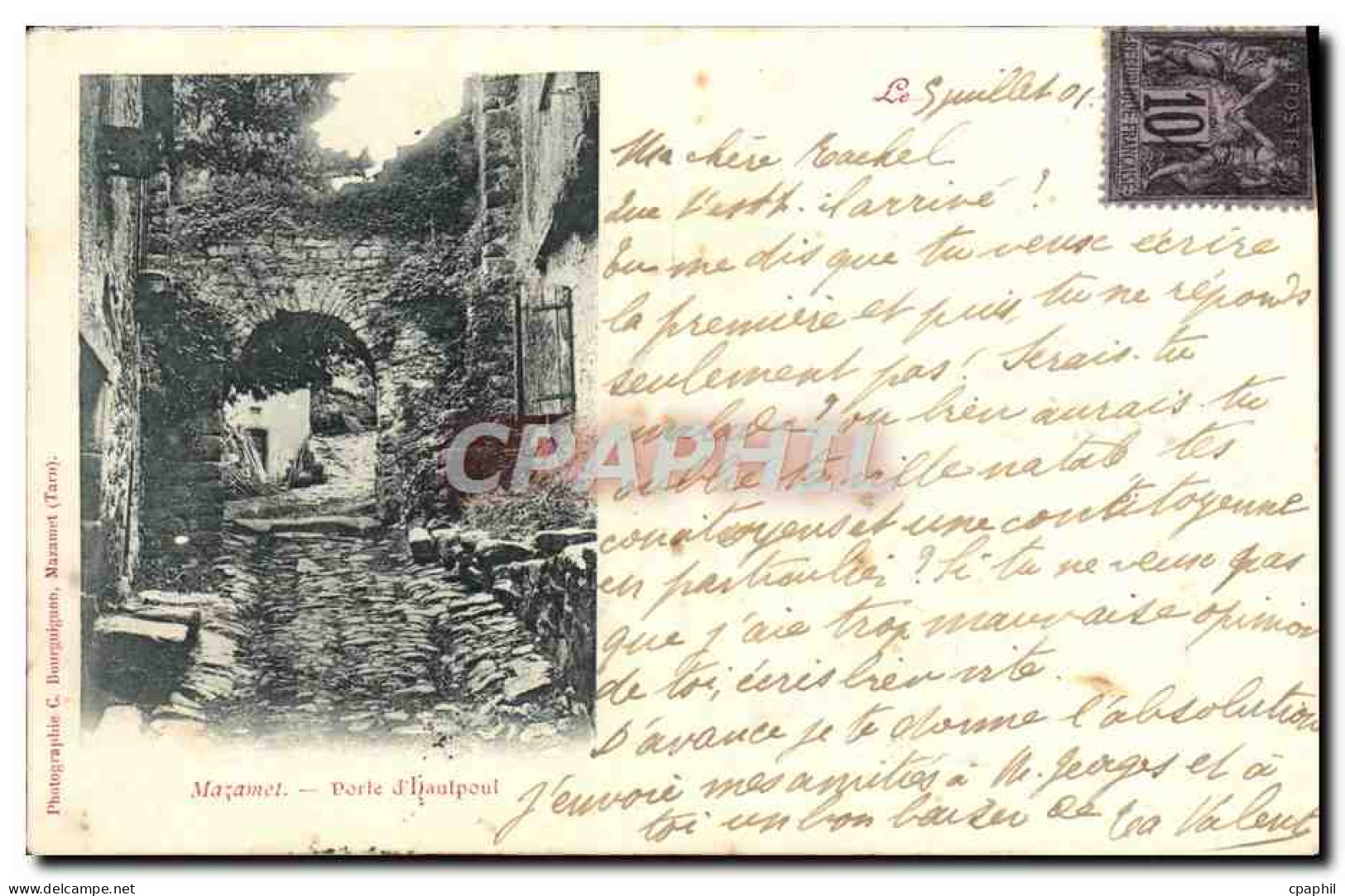 CPA Mazamet Porte d'Hautpout