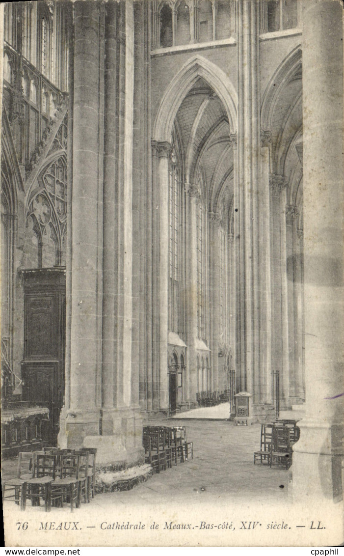 CPA Meaux Cahtedrale de Meaux Bas Cote XIVe s