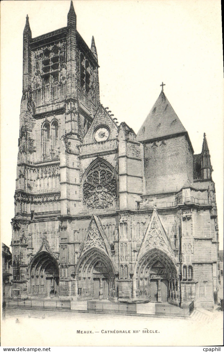 CPA Meaux Cathedrale