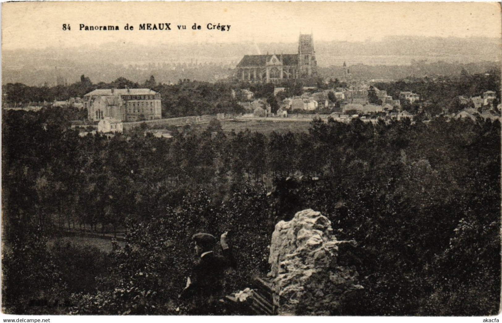CPA MEAUX CREGY - Panorama de Meaux vu de Cregy (1329591)