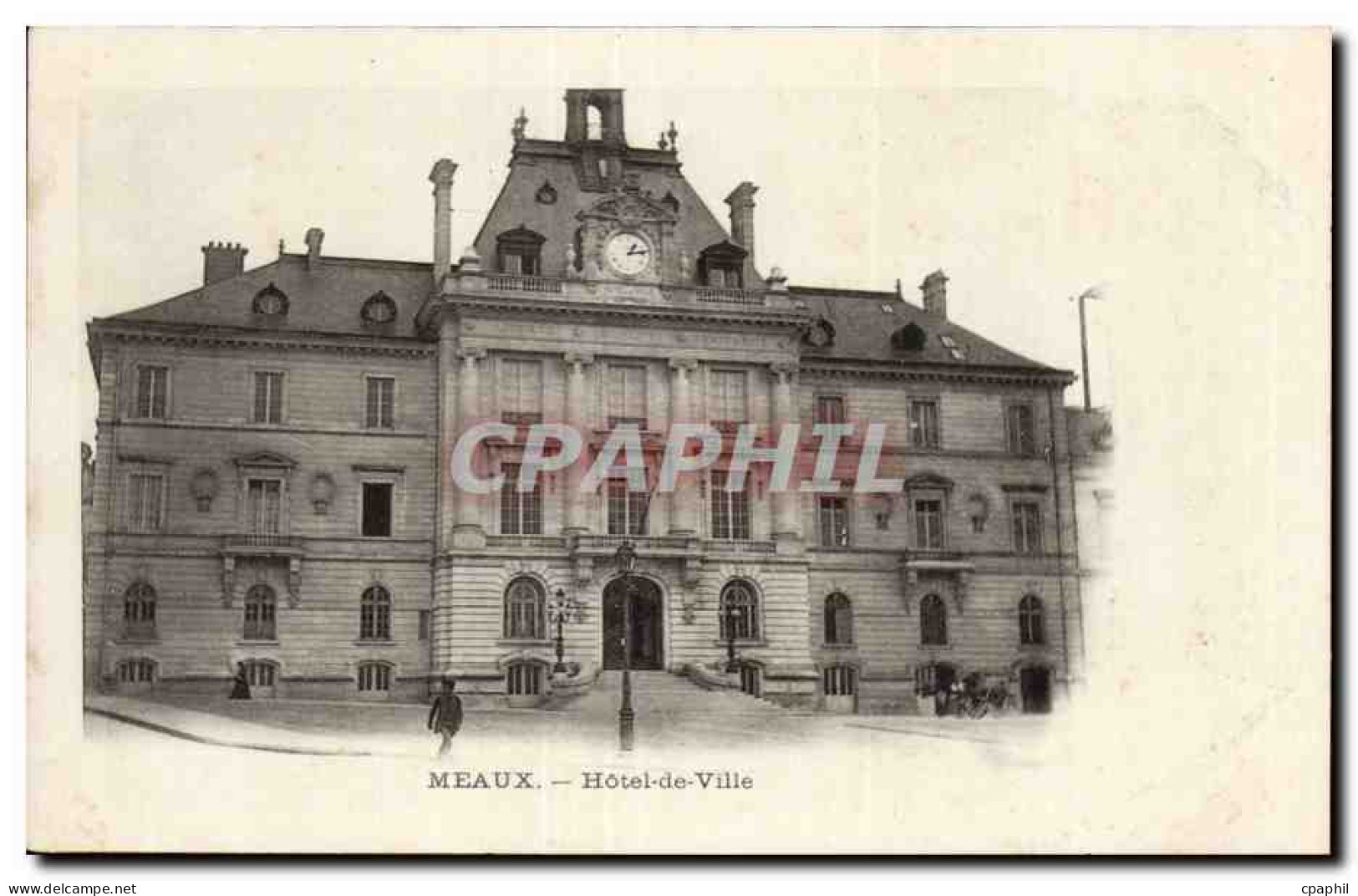 CPA Meaux Hotel de ville