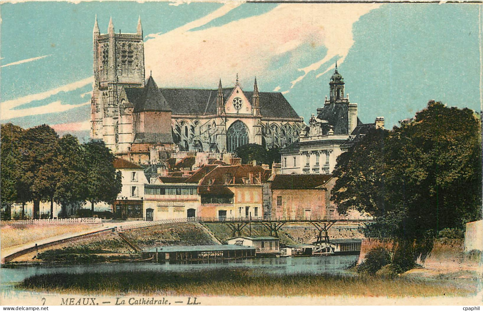CPA Meaux la cathedrale