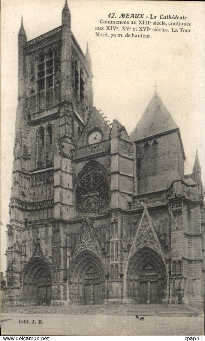 CPA Meaux La Cathedrale