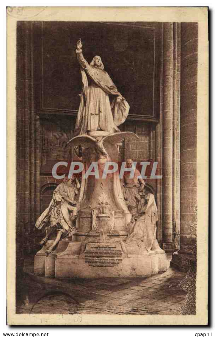 CPA Meaux La Cathedrale Bossuet Eveque De Meaux
