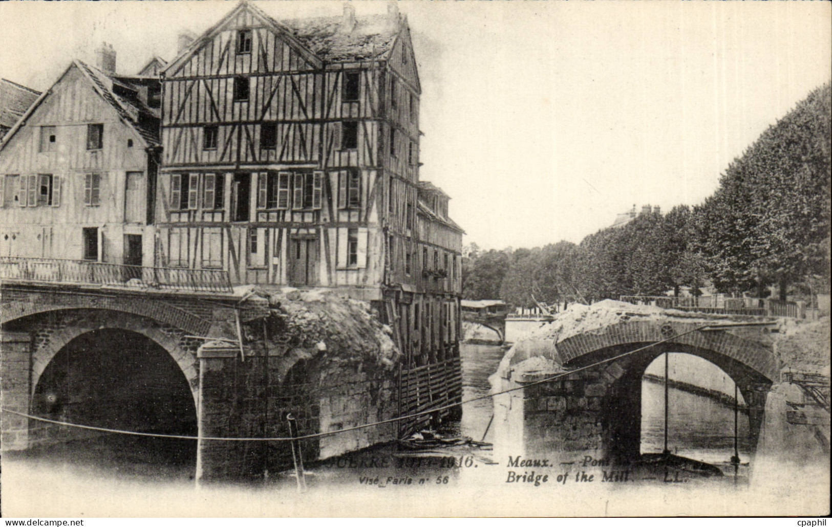 CPA Meaux Pont