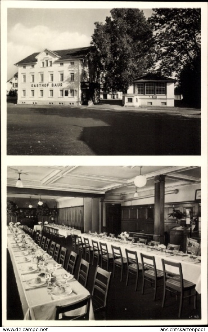 CPA Meckenbeuren in Oberschwaben Württemberg, Gasthof Baur