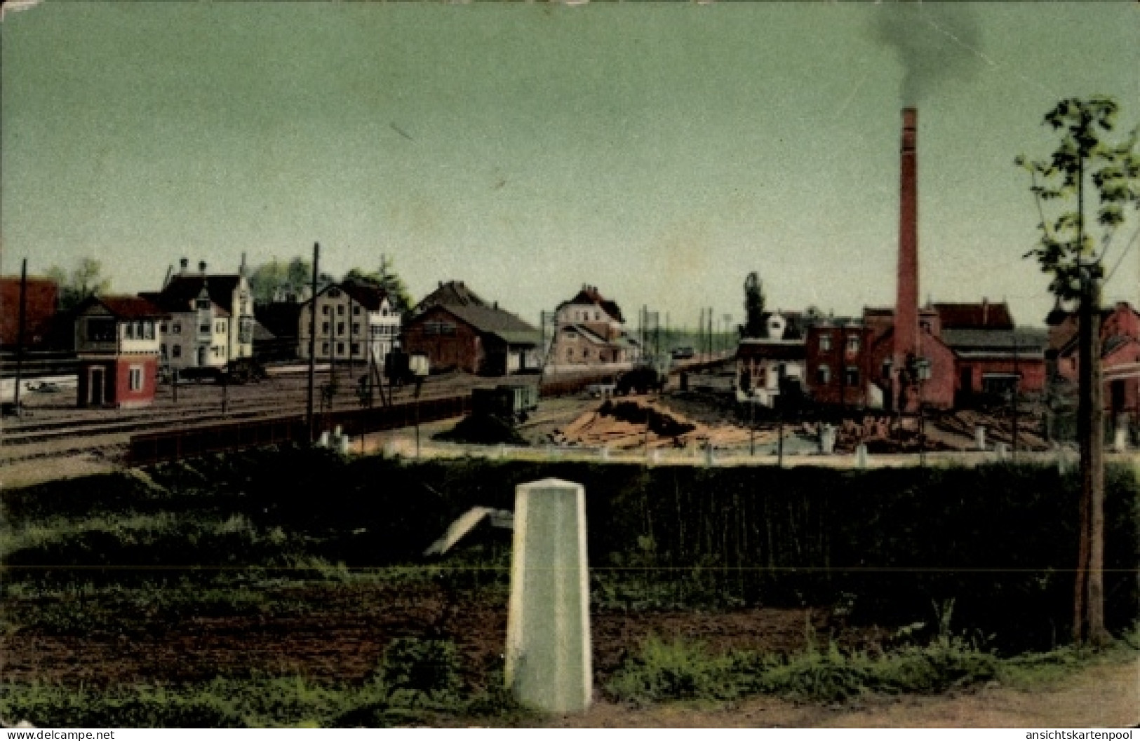 CPA Meckenbeuren in Oberschwaben Württemberg, Gesamtansicht