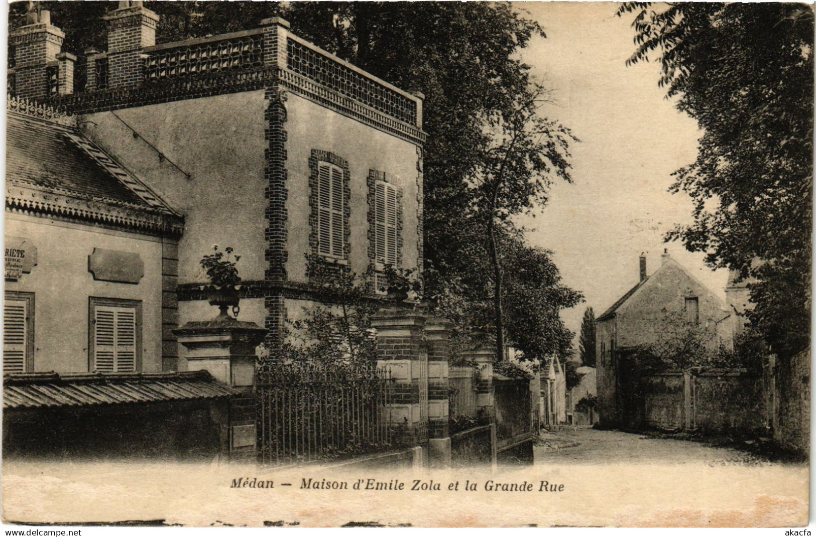 CPA Medan Maison d'Emile Zola (1449642)