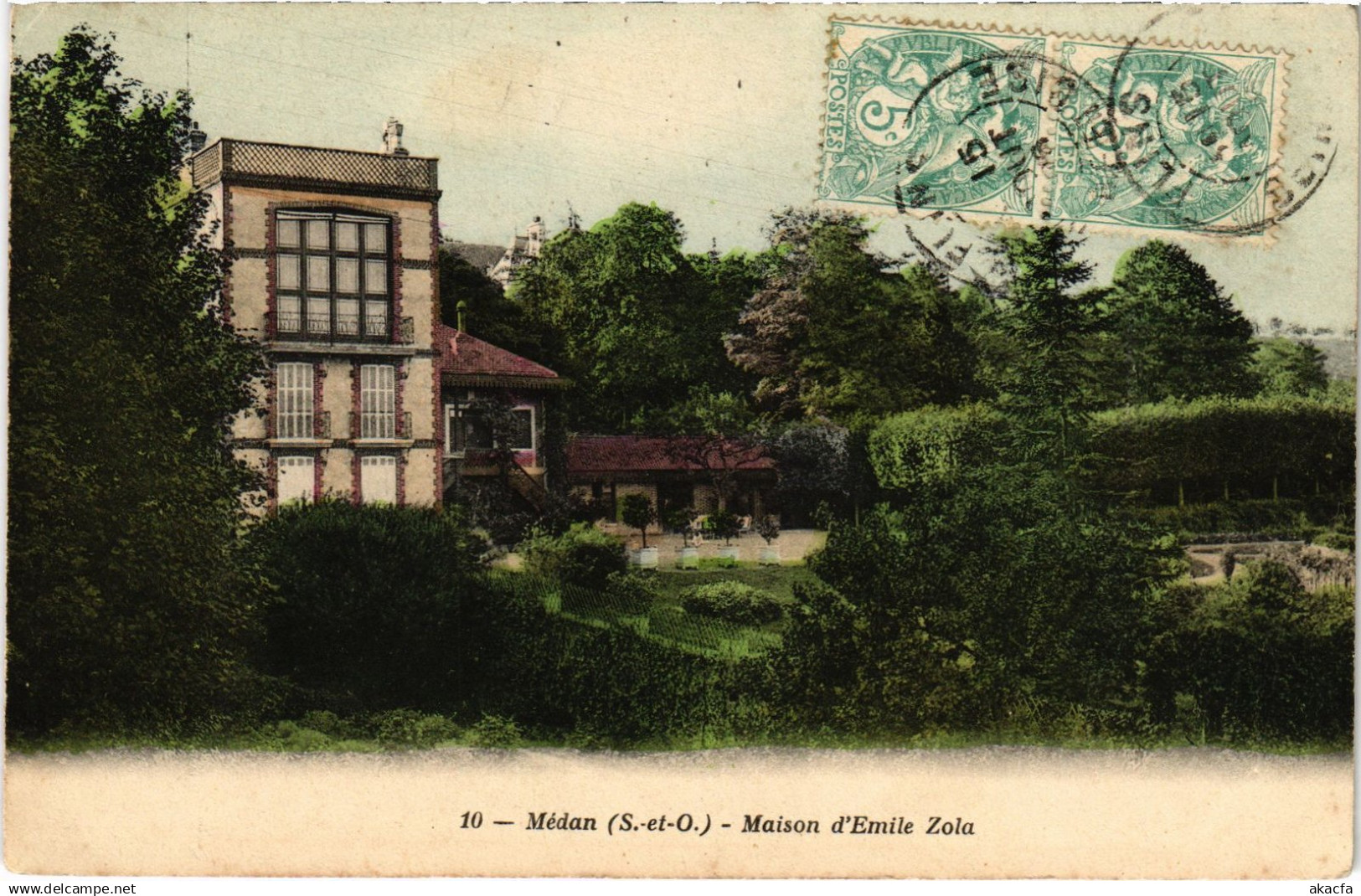 CPA Medan Maison d'Emile Zola (1449646)