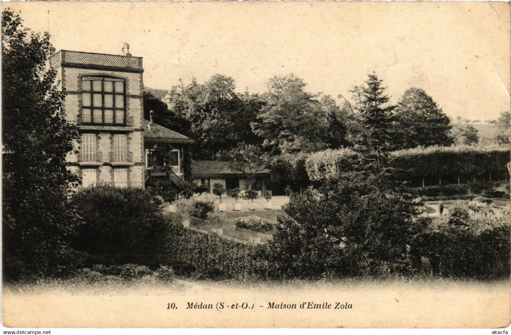 CPA Medan Maison d'Emile Zola (1449647)