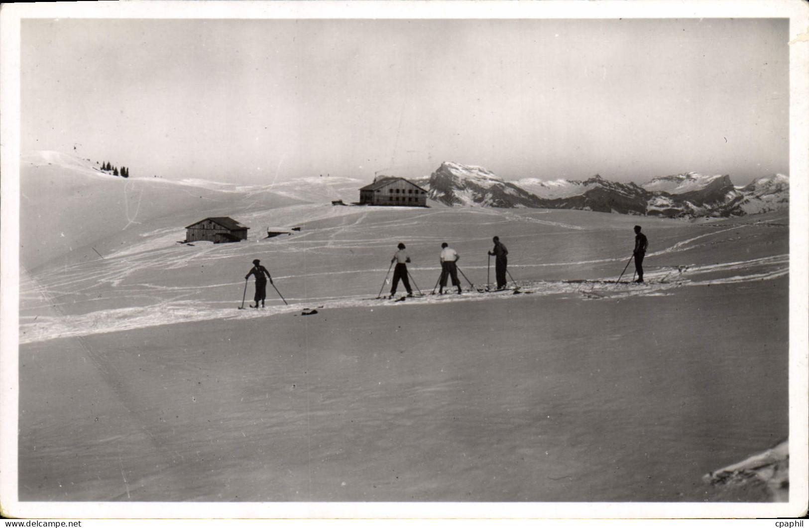 CPA Megeve chalet refuge Piste C I'Aiguille De Varan