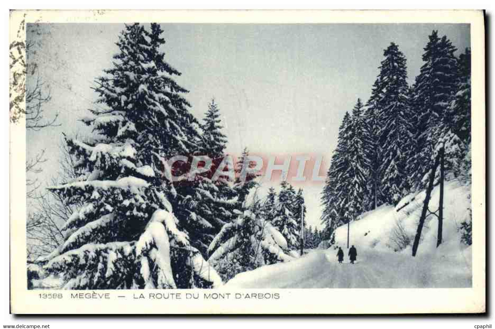 CPA Megeve La route du Mont d'Arbois