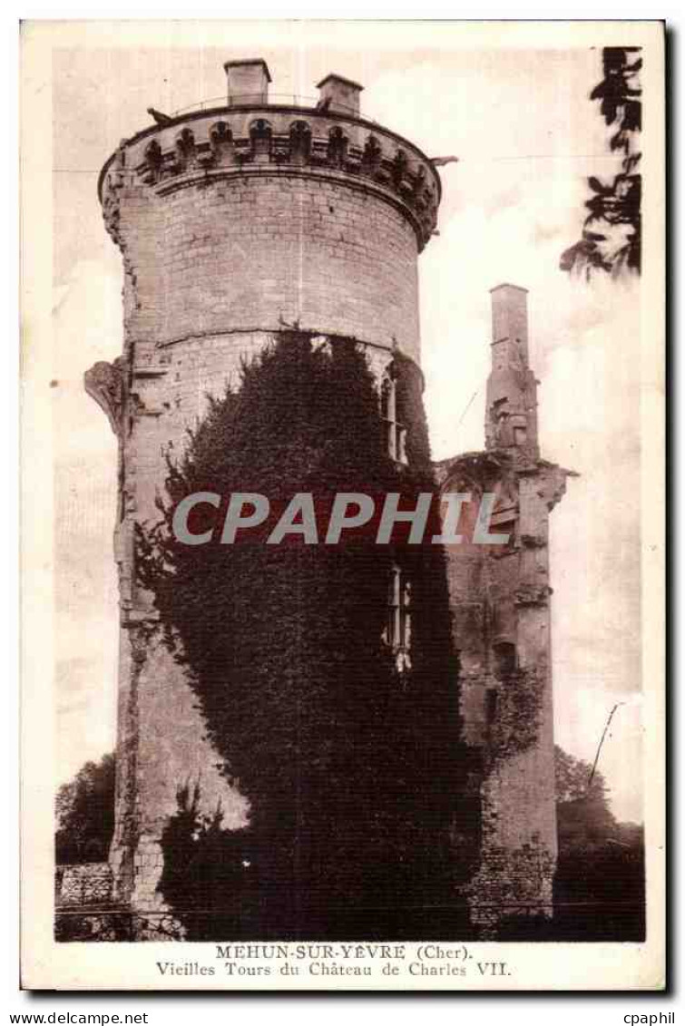 CPA Mehun Sur Yevre (Cher) Vieilles Tours du Chateau de Charles