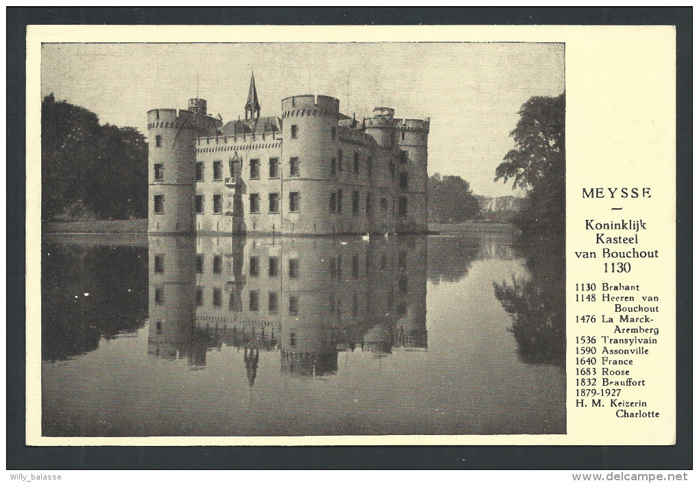 CPA - MEISE - MEYSSE - Kasteel van Bouchout    //