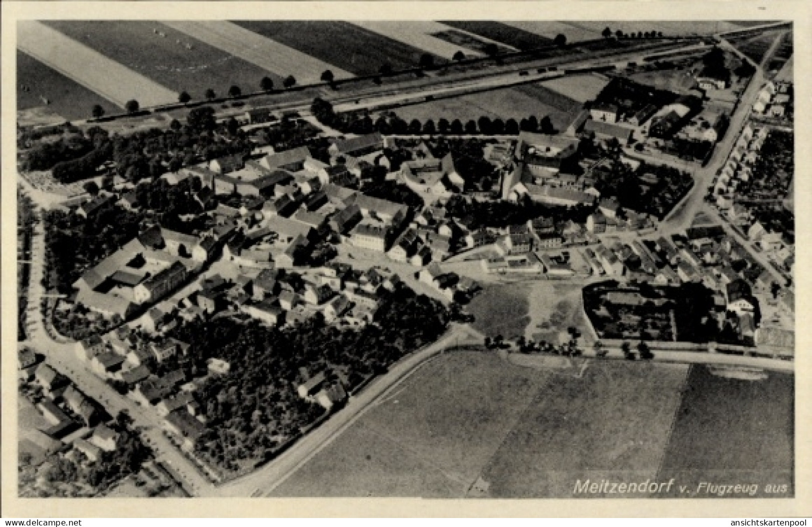 CPA Meitzendorf Barleben, Fliegeraufnahme