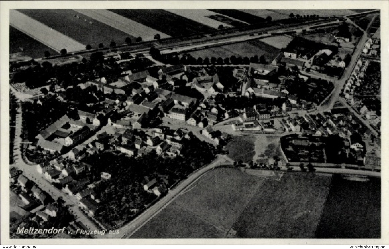 CPA Meitzendorf Barleben, Fliegeraufnahme