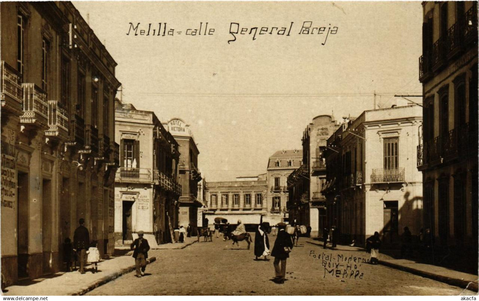 CPA MELILLA Calle General Paceja SPAIN (674203)