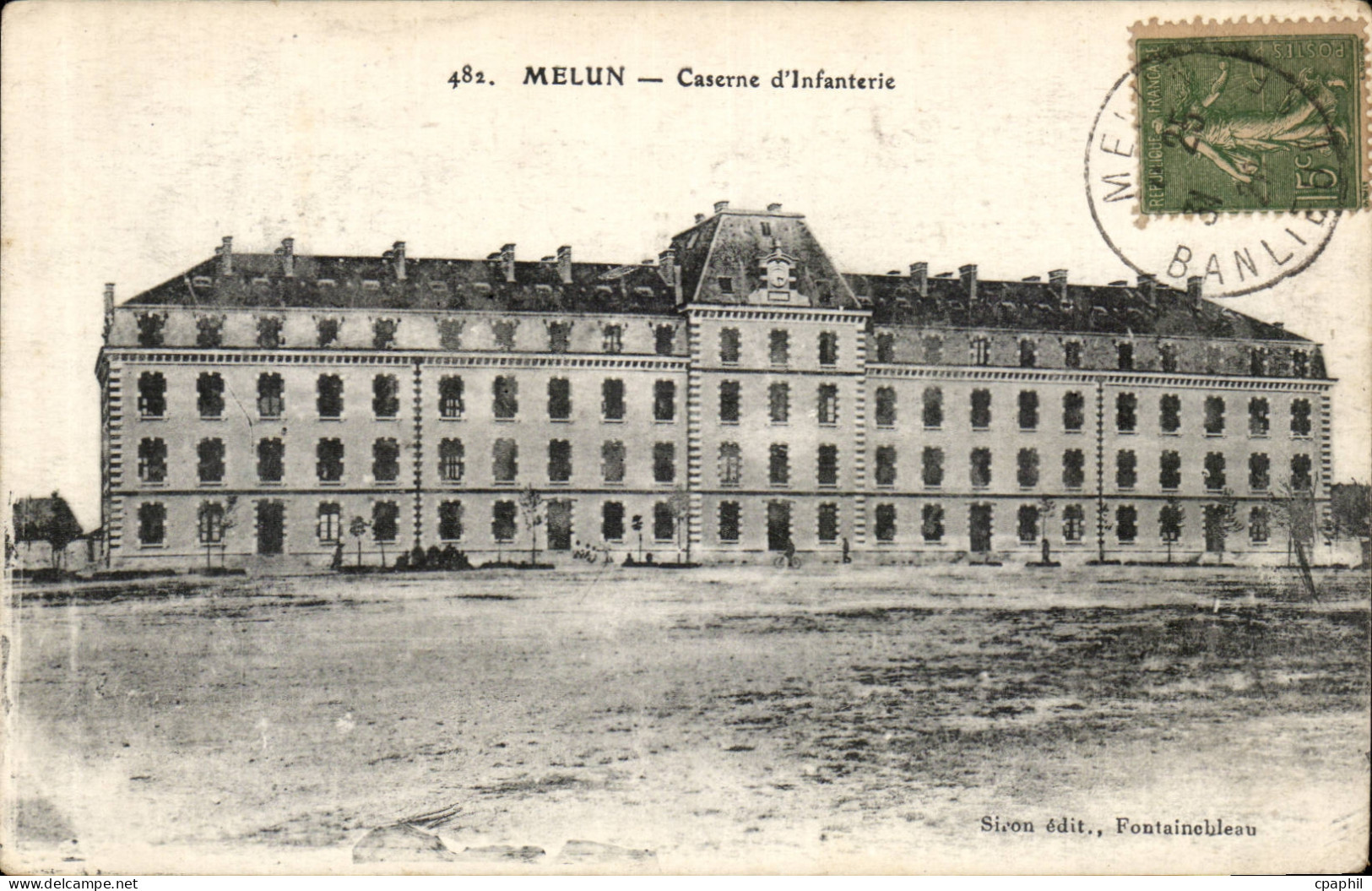 CPA Melun Caserne d'infanterie