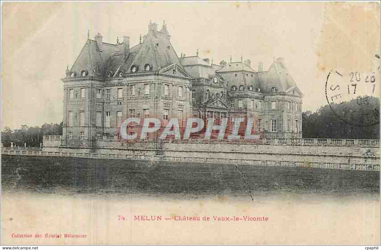 CPA Melun Chateau de Vaux le Vicomte