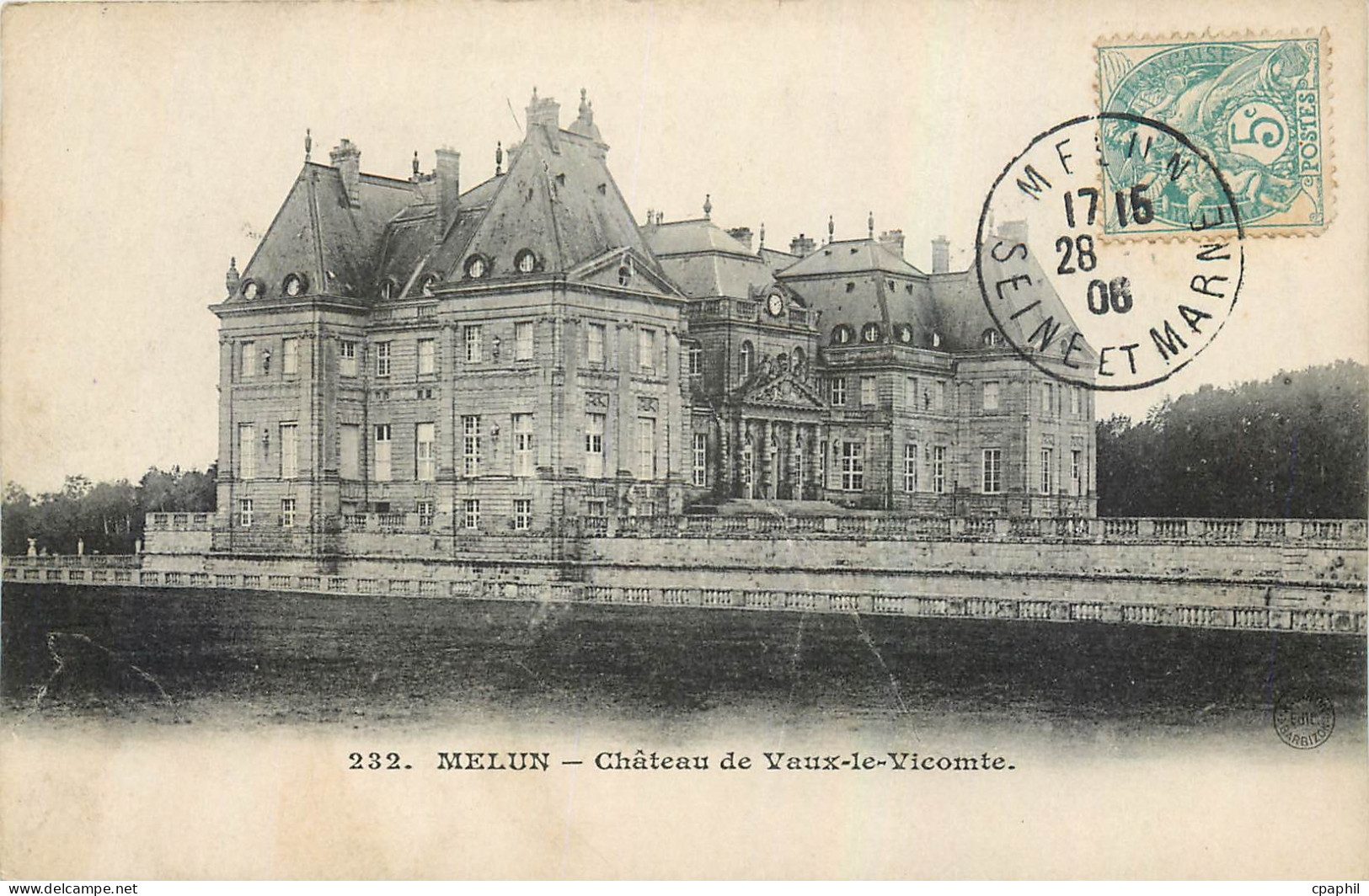 CPA Melun Chateau de Vaux le Vicomte
