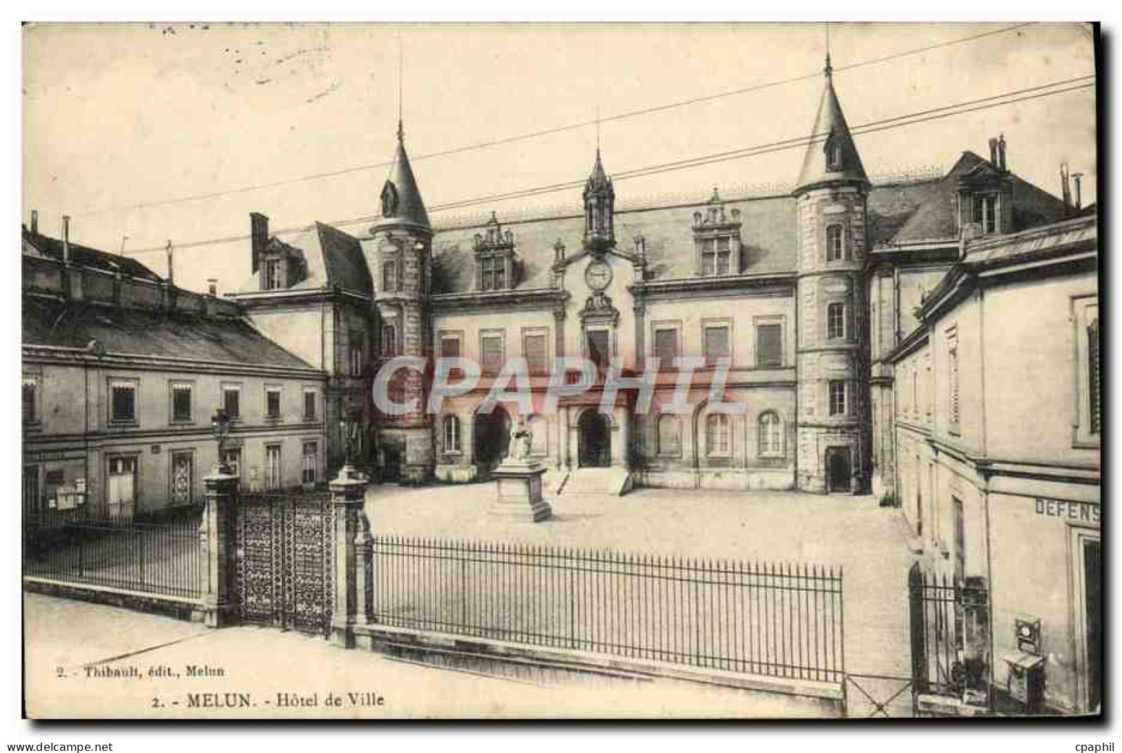 CPA Melun Hotel De Ville